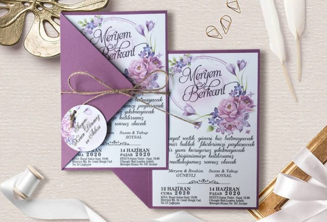 Floral Wedding Invitation