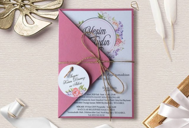 Floral Wedding Invitation