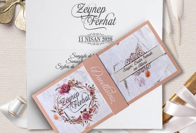Floral Wedding Invitation