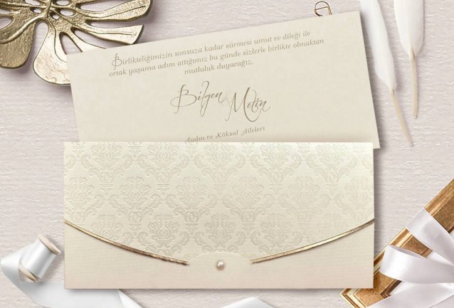 Pearl Wedding Invitation