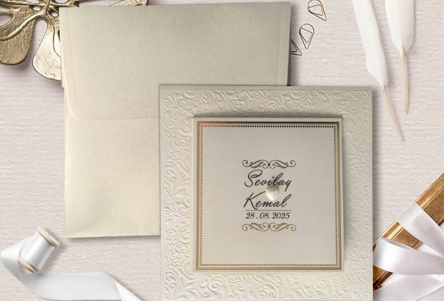 Pearl Wedding Invitation