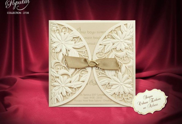 Popular Wedding Invitation 2735