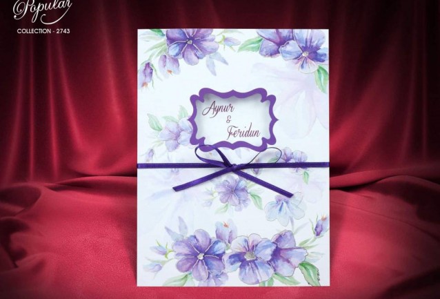 Popular Wedding Invitation 2743