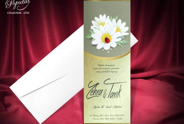 Popular Wedding Invitation 2753