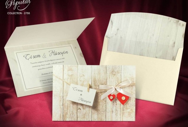Popular Wedding Invitation 2755