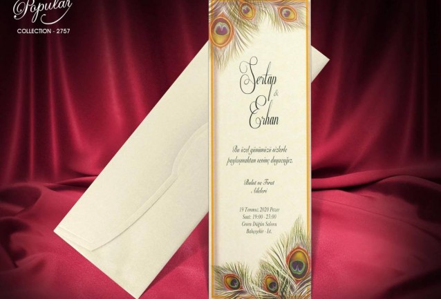 Popular Wedding Invitation 2757