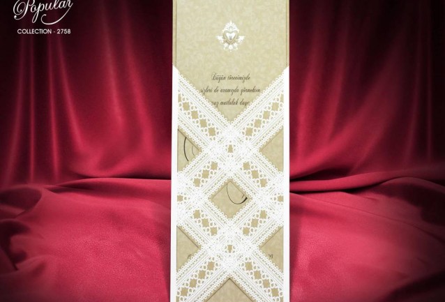 Popular Wedding Invitation 2758