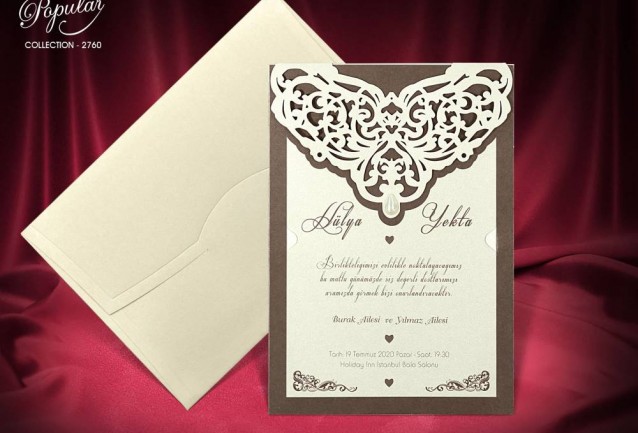 Popular Wedding Invitation 2760