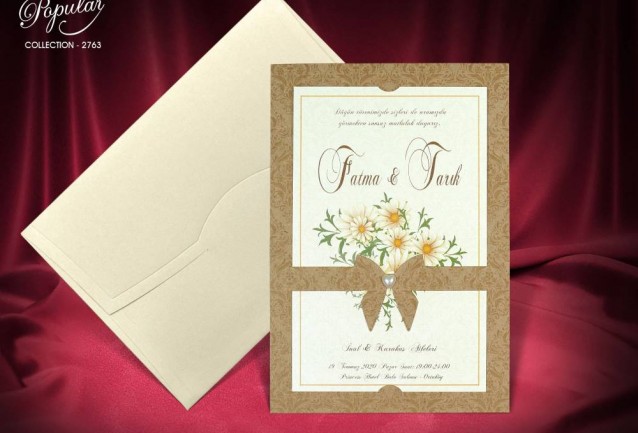 Popular Wedding Invitation 2763