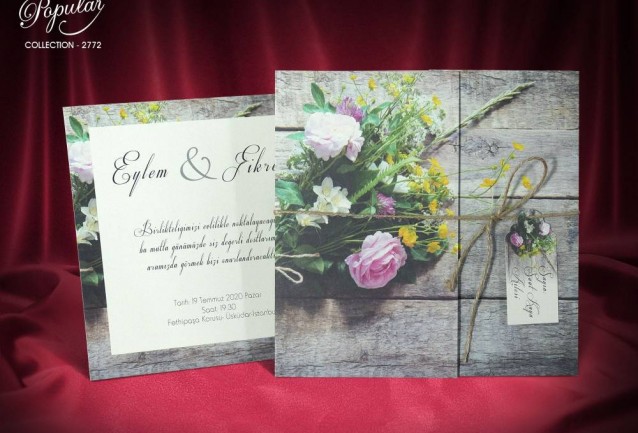 Popular Wedding Invitation 2772