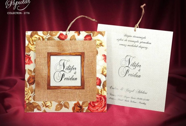 Popular Wedding Invitation 2776