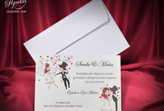 Popular Wedding Invitation 2638