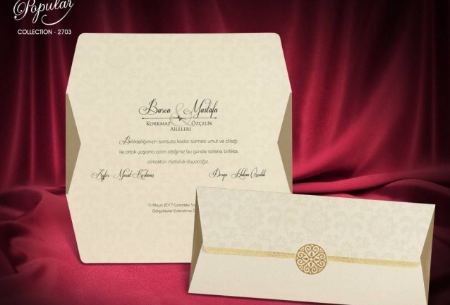 Popular Wedding Invitation 2703