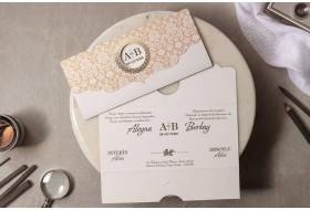 Wedding Davetiye 8307