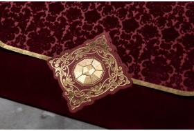 Burgundy Velvet Wedding Invitation