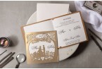 tree of hearts wedding invitation