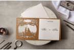 tree of hearts wedding invitation