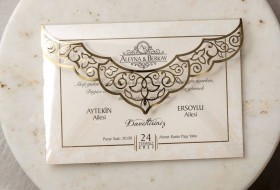 Classic Transparent Wedding Invitation