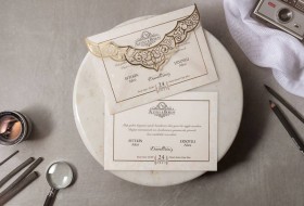 Classic Transparent Wedding Invitation