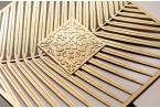 palm leaf wedding invitation