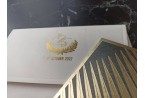 palm leaf wedding invitation