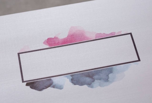 watercolor wedding invitation