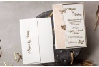 Butterfly Acrylic Wedding Invitation