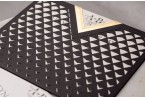black and white wedding invitation black laser cut wedding invitation