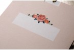 pink roses invitation