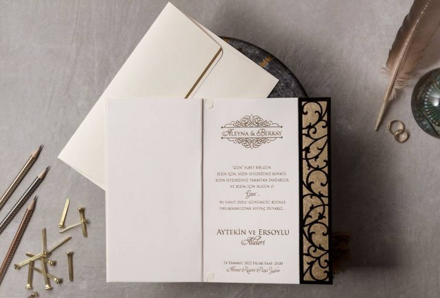 Velvet Wedding Invitations 8435