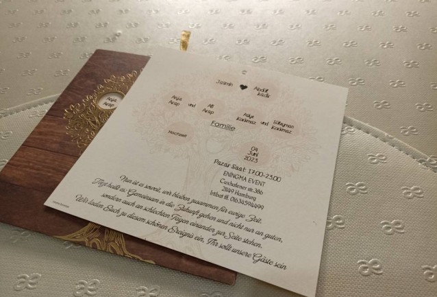 Velvet Wedding Invitations 8437