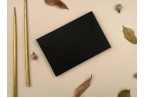 black wedding invitation envelope