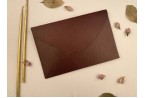 burgundy wedding invitation envelope