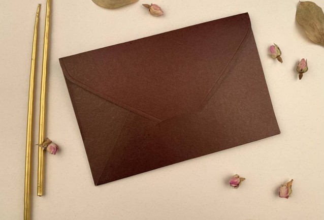 burgundy wedding invitation envelope