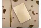 glossy cream vertical wedding invitation envelope