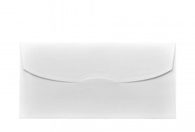 Davetiye Zarfı 10,8x22 Beyaz 1.Hamur