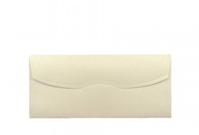 Davetiye Zarfı 11x29 Parlak Krem